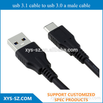 usb 3.1 cable to usb 3.0 a male cable